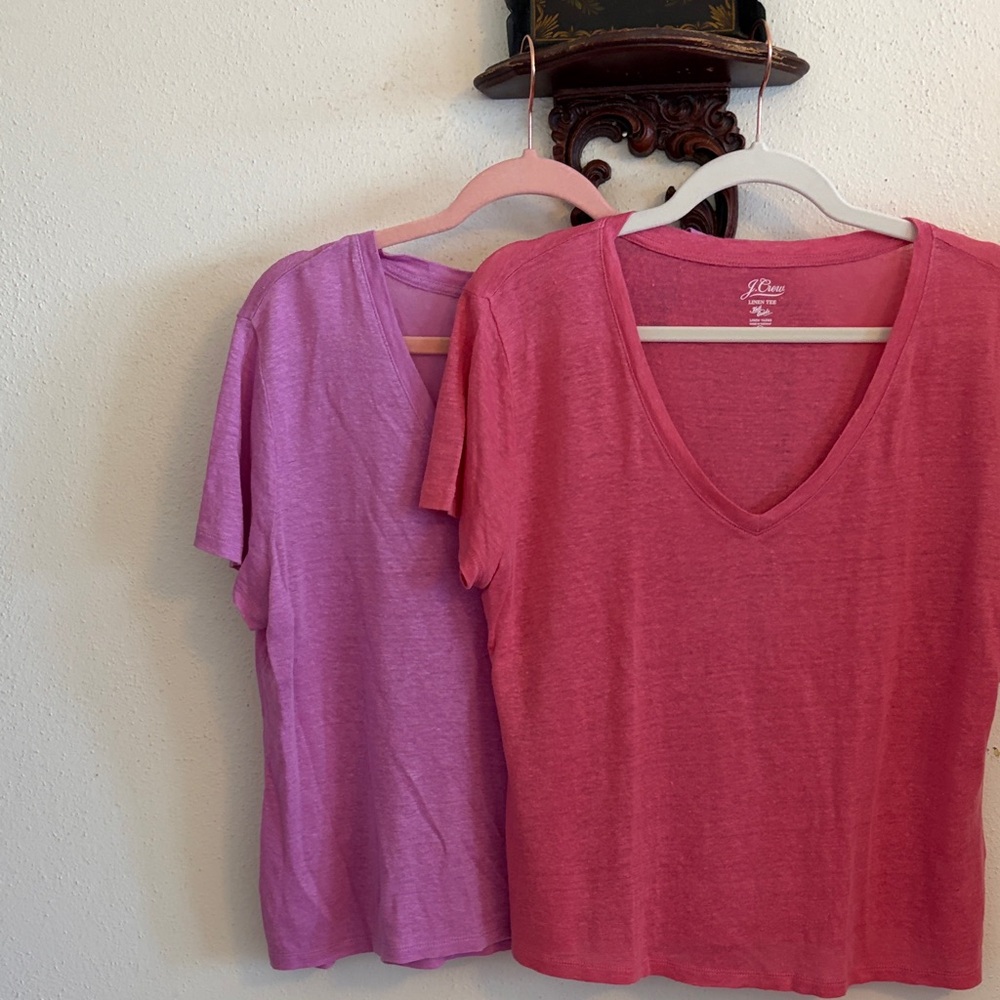JCrew Linen Tee Bundle